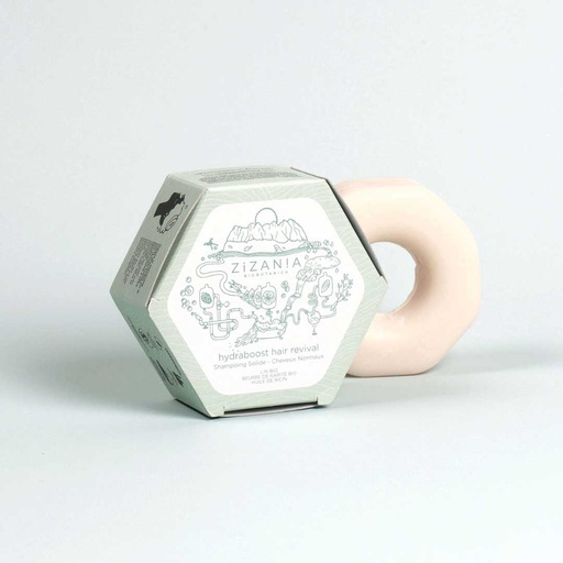 [ZIZASHAMNOR] ZIZANIA Hydraboost Hair Revival-Shampoing solide BIO* 100gr