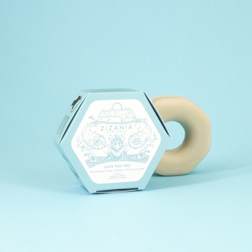 [ZIZASHAPUR] ZIZANIA Pure Hair Day Shampoing solide cosmos 100gr