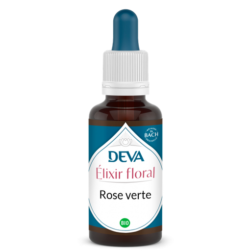[DROSE30] Elixir floral DEVA BIO, Rose verte 30ml