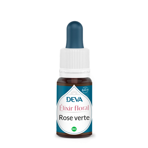 [DROSE15] Elixir floral DEVA BIO, Rose verte 15ml