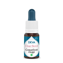 [DCOQUROU15] Elixir floral DEVA BIO, Coquelicot rouge 15ml