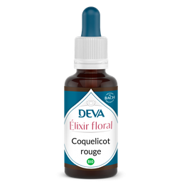 [DCOQUROU30] Elixir floral DEVA BIO, Coquelicot rouge 30ml