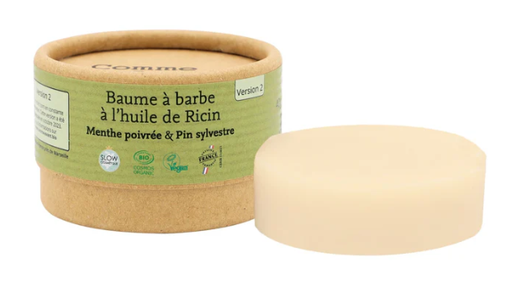 [COMMBAUBARMEN] Comme Avant Baume à barbe à l'huile de Ricin Menthe poivrée & Pin Sylvestre BIO* 40gr