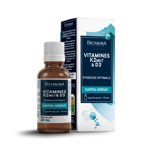 [DIETVITA] DIETAROMA Vitamines K2,MK7,D3, 20ml