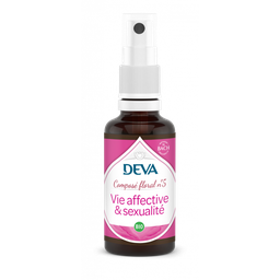 [DVIEA30SP] DEVA Composé floral BIO, n°05 VIE AFFECTIVE 30ml SPRAY