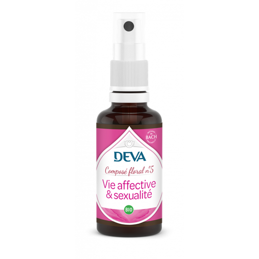 [DVIEA30SP] DEVA Composé floral BIO, n°05 VIE AFFECTIVE 30ml SPRAY