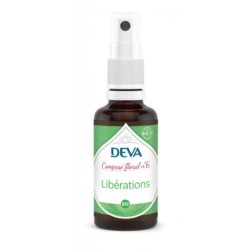 [DLIBE30SP] DEVA Composé floral BIO, n°06 LIBERATIONS 30ml SPRAY