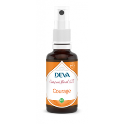 [DCOUR30SP] DEVA Composé floral BIO, n°15 COURAGE 30ml SPRAY