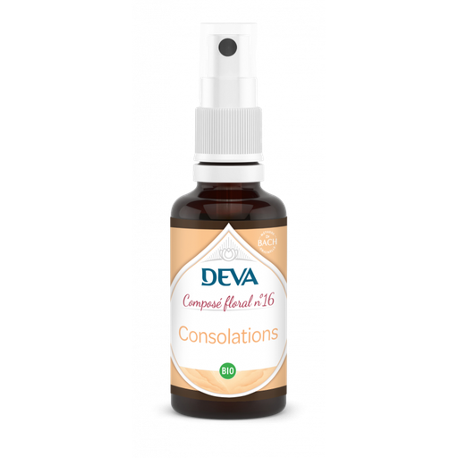 [DCONS30SP] DEVA Composé floral BIO, n°16 CONSOLATIONS 30ml SPRAY