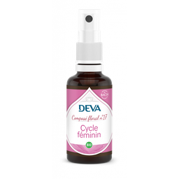 [DCYCL30SP] DEVA Composé floral BIO, n°17 CYCLE FEMININ 30ml SPRAY