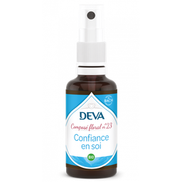 [DCONFSOI30SP] DEVA Composé floral BIO, n°23 CONFIANCE EN SOI 30ml SPRAY