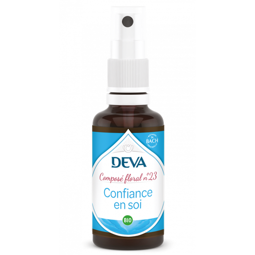 [DCONFSOI30SP] DEVA Composé floral BIO, n°23 CONFIANCE EN SOI 30ml SPRAY