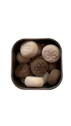 [DIFFPIEBRUBLA] Diffuseur en pierre d'argile brune&blanche