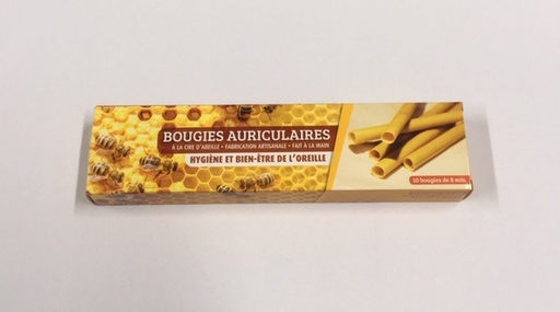 [BOUG10] Bougie auriculaire artisanale, adulte 10pces