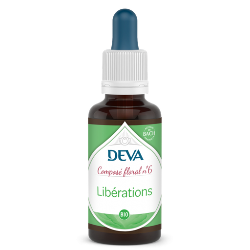 [DLIBE30SAN] DEVA Composé floral BIO, n°06 LIBERATIONS 30ml SANS ALCOOL