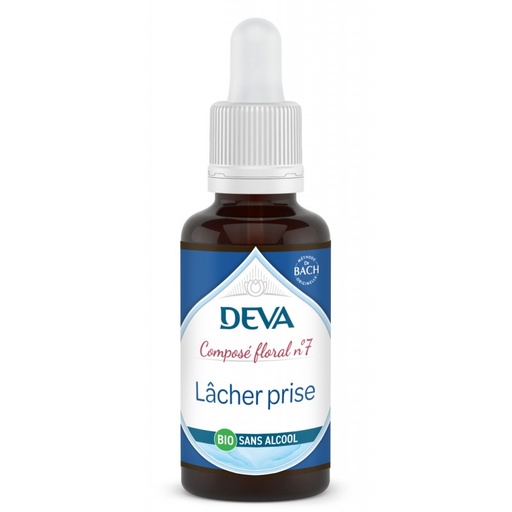 [DLACH30SAN] DEVA Composé floral BIO, n°07 LÂCHER-PRISE 30ml SANS ALCOOL