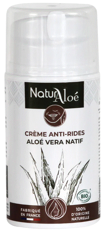 [NATUANTRID] NaturAloe Crème anti-rides bio* 50ml
