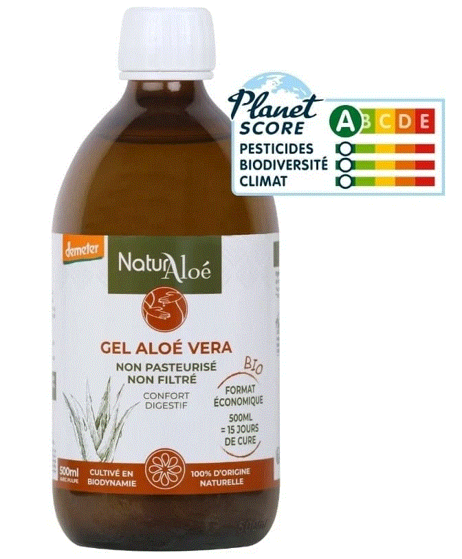 [NATUGELALO] NaturAloe Gel d'Aloé vera bio 500ml