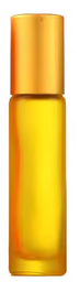 [ROLLJAUGIVMET] Roll-on en verre 10ml JAUNE GIVRE + bouchon métal
