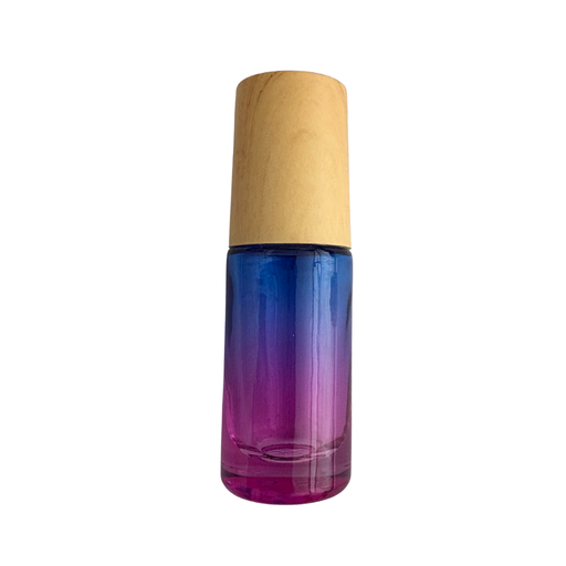 [ROLL5ROSBLE] Roll-on en verre 5ml dégradé rose-bleu