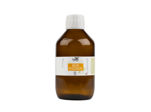[HVARGA250] Huile végétale Argan désodorisée BIO (argania spinosa) 250ml