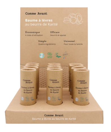 [COMMAVAPREBAU] Comme Avant présentoir baume à lèvres 11 pces + testeur