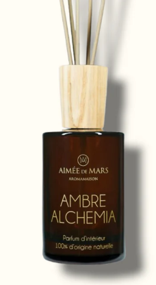 [ADMAMBRALCBAT] Aimée de Mars Ambre Alchemia parfum d'intérieur 100ml BÂTONS