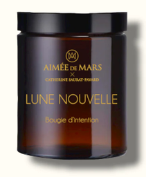 [ADMBOUGLUNNOU] Aimée de Mars Bougie naturelle Lune Nouvelle 150gr
