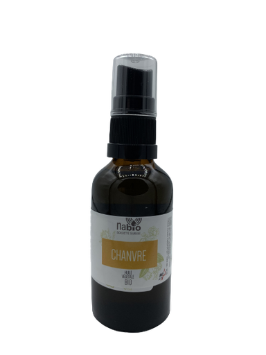 [HVCHAN50] Huile végétale Chanvre BIO (cannabis sativa) 50ml