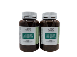 [CHLO600action] Chlorella pyrénoïdosa NABIO ACTION ,cure 100  jours, 2x600 comprimés à 250 mg. 2x150 gr.