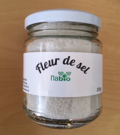 [SEL200] Fleur de sel, pot verre de 200g