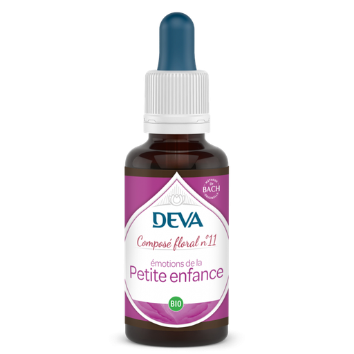 [DENFA30] DEVA Composé floral BIO, n°11 Emotions de l'ENFANCE 30ml