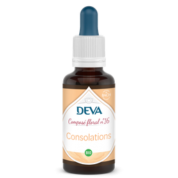 [DCONS30] DEVA Composé floral BIO, n°16 CONSOLATIONS 30ml