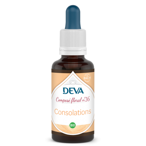 [DCONS30] DEVA Composé floral BIO, n°16 CONSOLATIONS 30ml