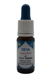 [DCYCL10] DEVA Composé floral BIO, n°17 CYCLE FEMININ 10ml