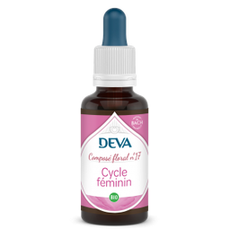 [DCYCL30] DEVA Composé floral BIO, n°17 CYCLE FEMININ 30ml