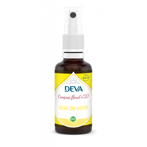 [DJOIE30SP] DEVA Composé floral BIO, n°20 JOIE DE VIVRE 30ml SPRAY