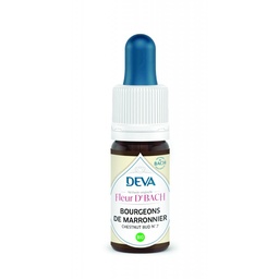 [07DBBOUR30] 07 Elixir floral Dr BACH de DEVA BIO,  Bourgeons de marronnier/Chestnut bud 30ml