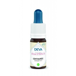 [04DBCENT30] 04 Elixir floral Dr BACH de DEVA BIO, Centaurée/Centaury 30ml