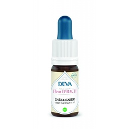 [DBCHAT10] Elixir floral Dr BACH de DEVA BIO, Châtaignier/Sweet chestnut 10ml