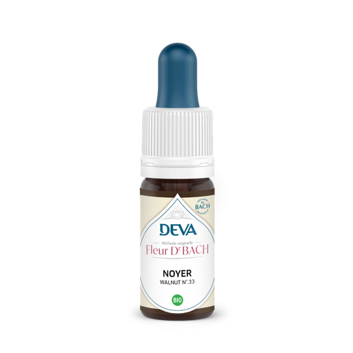 [33DBNOYE30] Elixir floral Dr BACH de DEVA BIO, Noyer/Walnut (n°33) 30ml