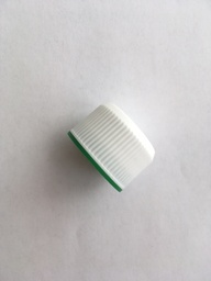 [BOUCLISVER] Bouchon blanc lisière verte