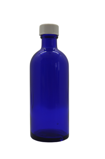 [FLACBLE100] Flacon verre bleu 100ml