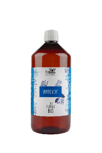 [HAMYRT1000] Eau florale Myrte vert BIO (Myrtus communis) 1000ml
