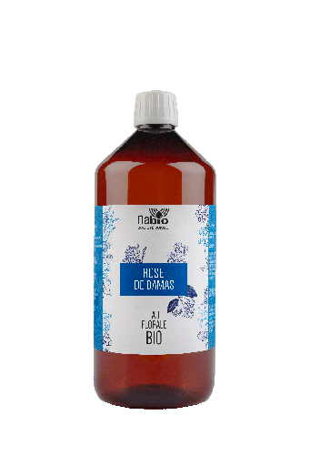[HAROSE1000] Eau florale Rose de Damas BIO (Rosa damascena) 1000ml