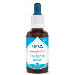 [DCONFSOI30] DEVA Composé floral BIO, n°23 CONFIANCE EN SOI 30ml